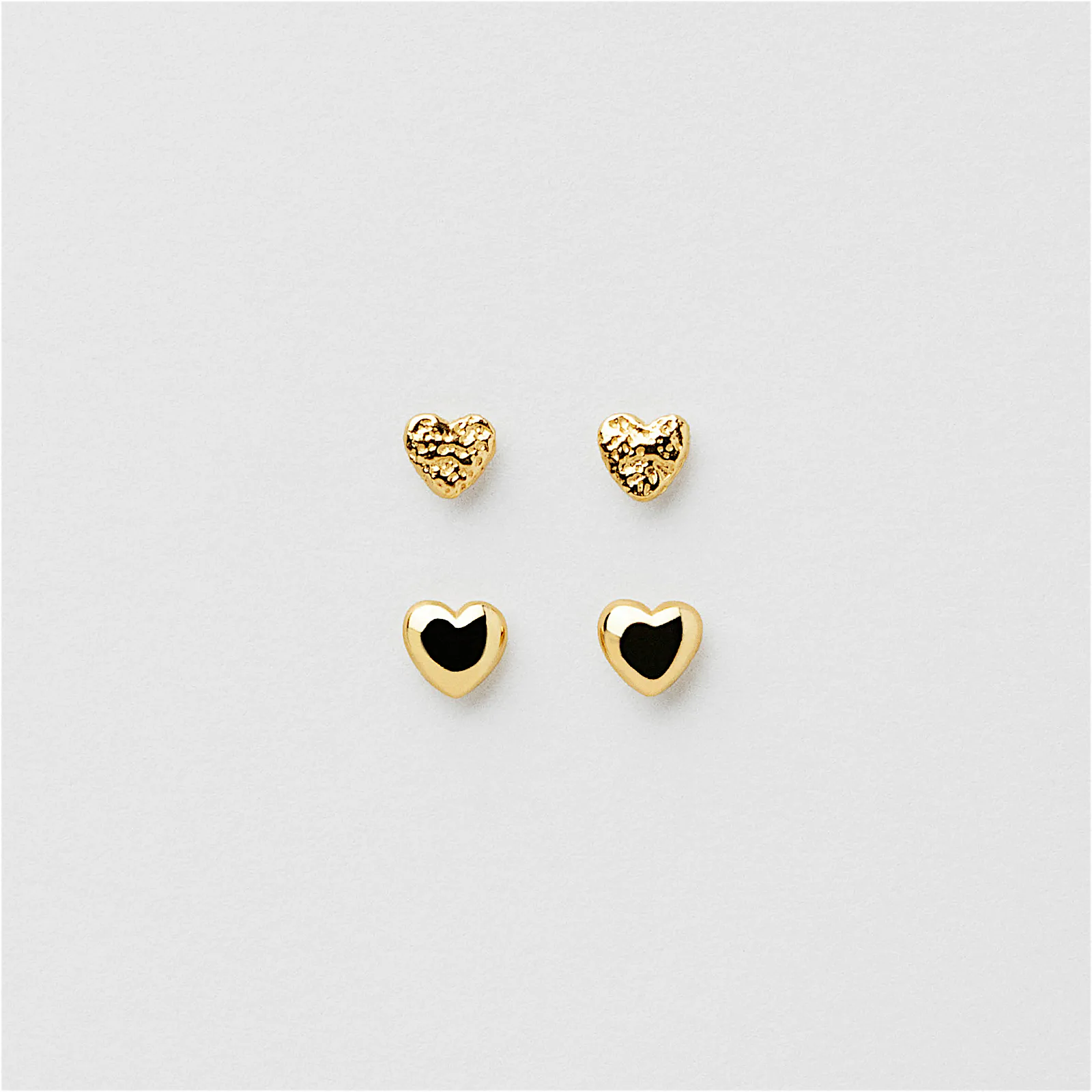 Valentina Heart Studs Multipack