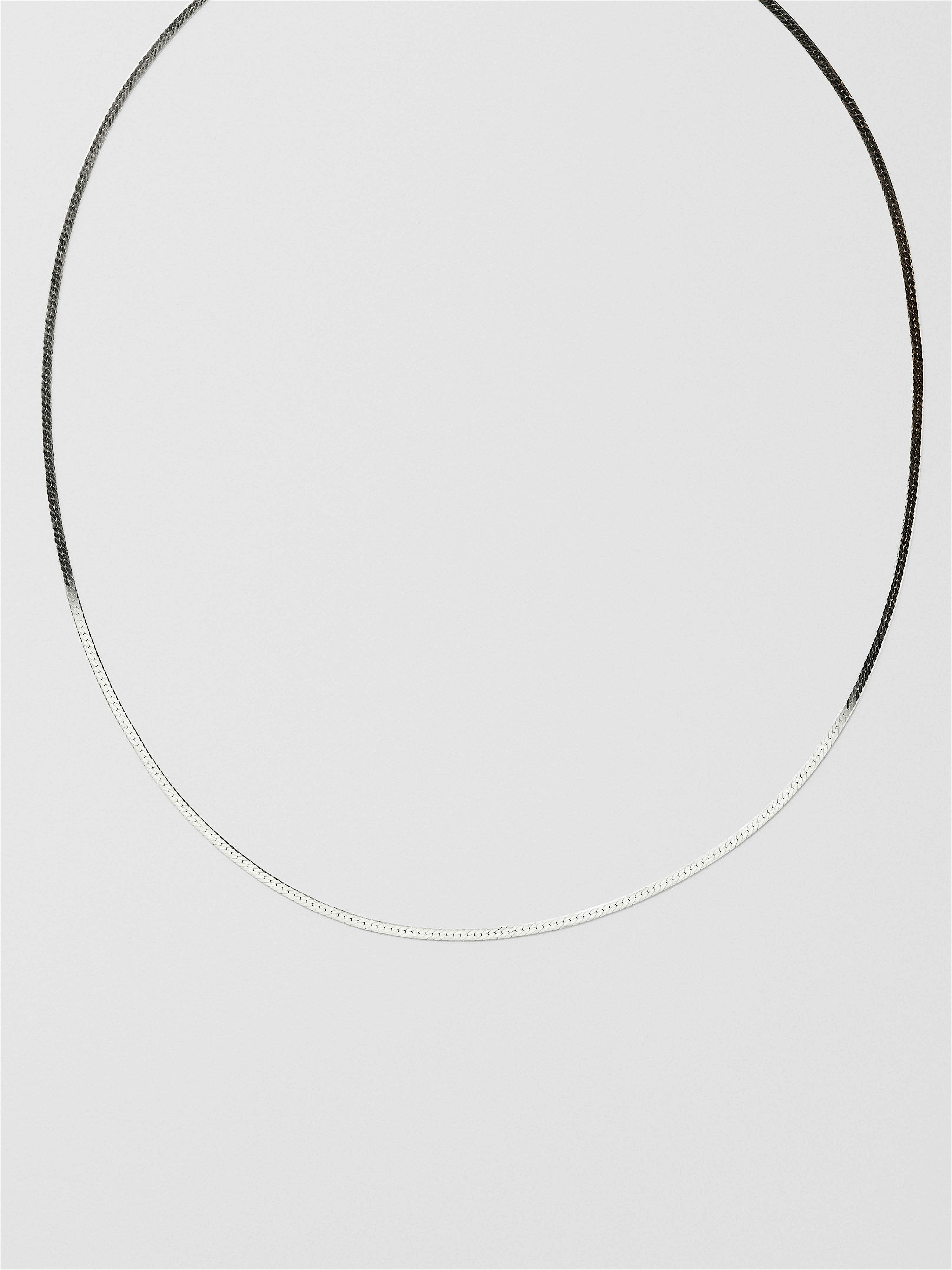 ZOCALO HERRINGBONE NECKLACE（M）　45cm Herringbone Necklace (S)｜ヘリンボーンネックレス（S