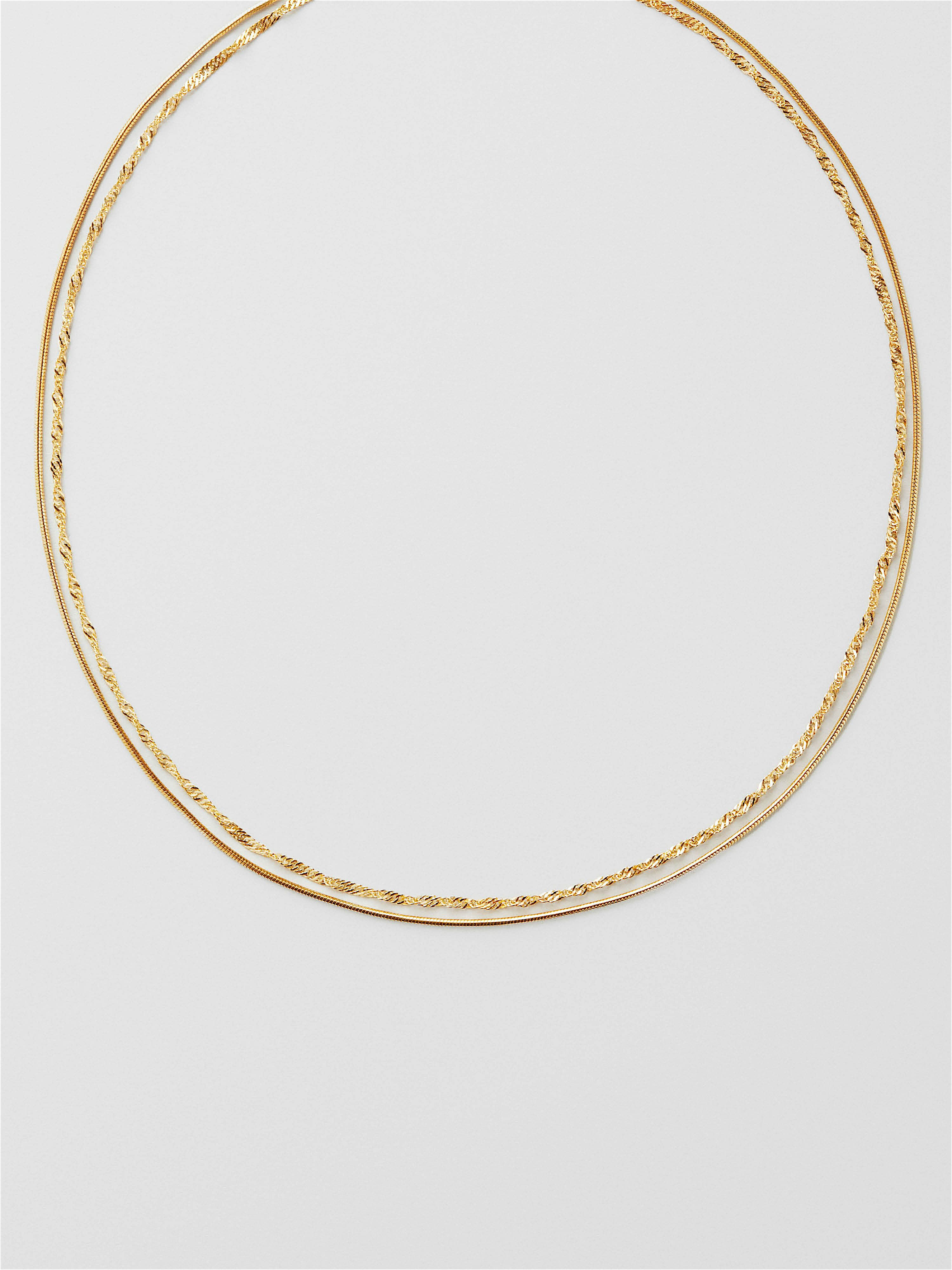 Safira Duo chain Halsband 45 cm