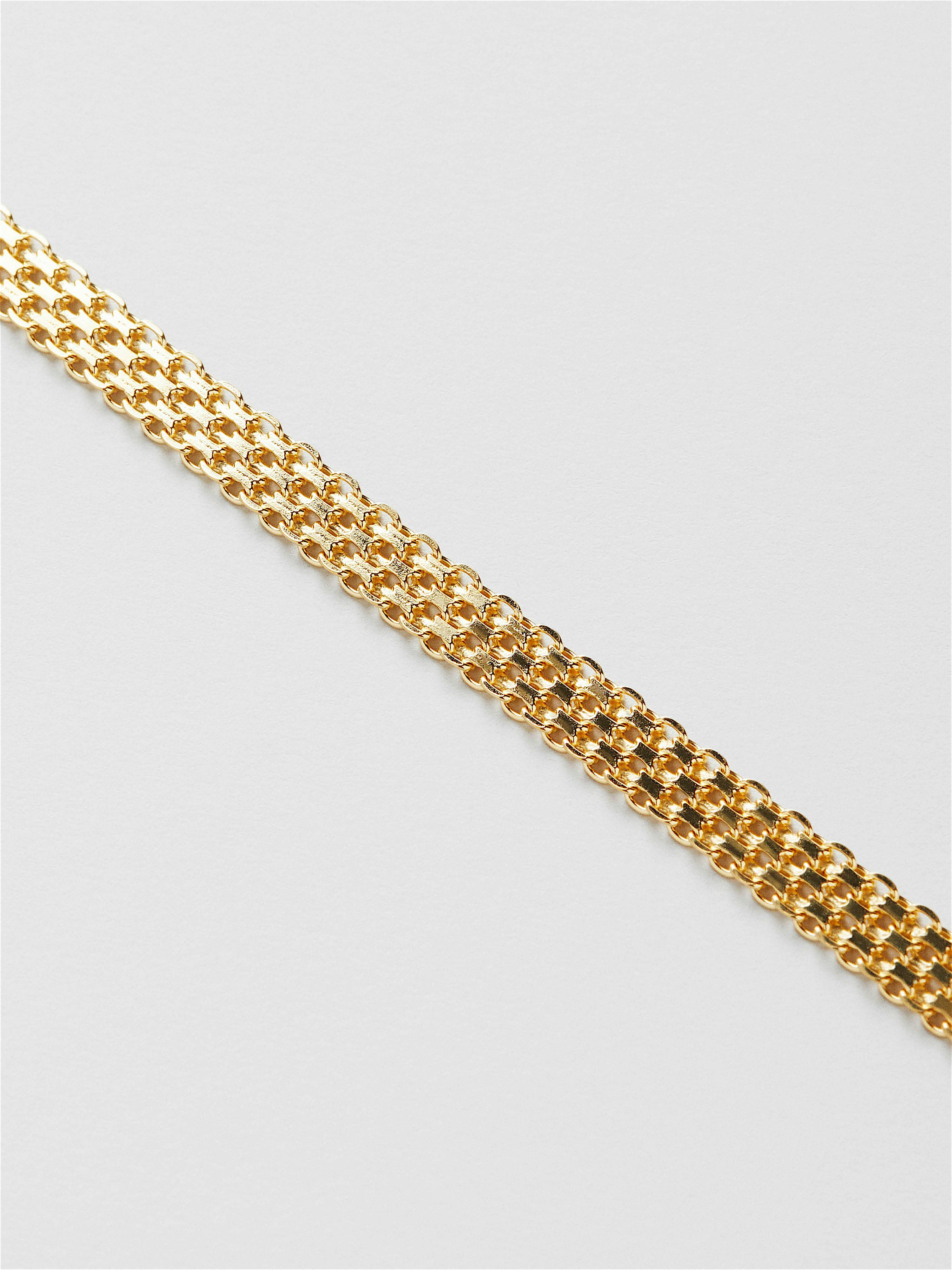 アクセサリー Gold Bracelet SP-Medium BTG SNAKE ZIRCON 7MM Gold Bracelet Stainless Steel Gold