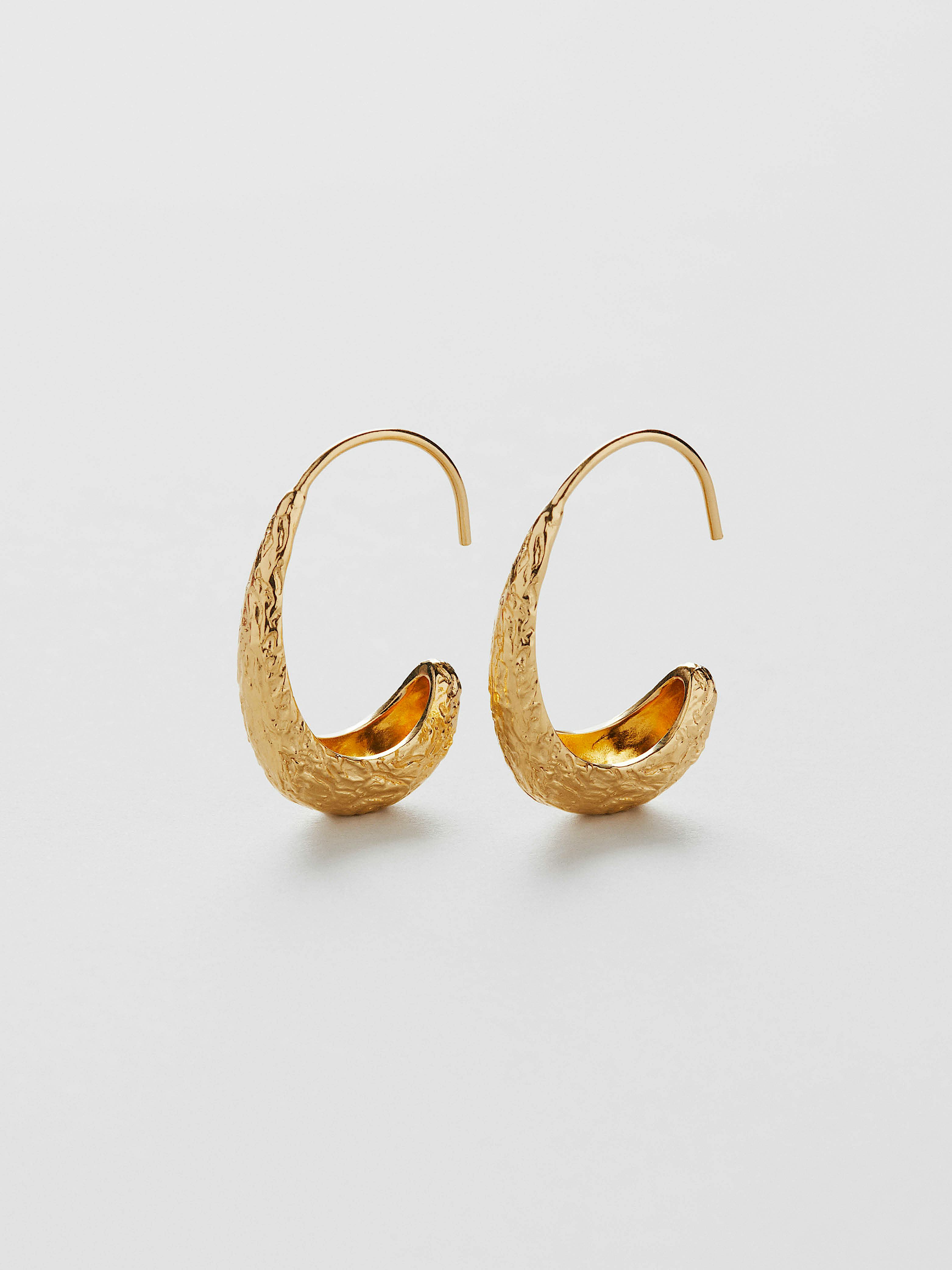 Oval Vintage Hoops