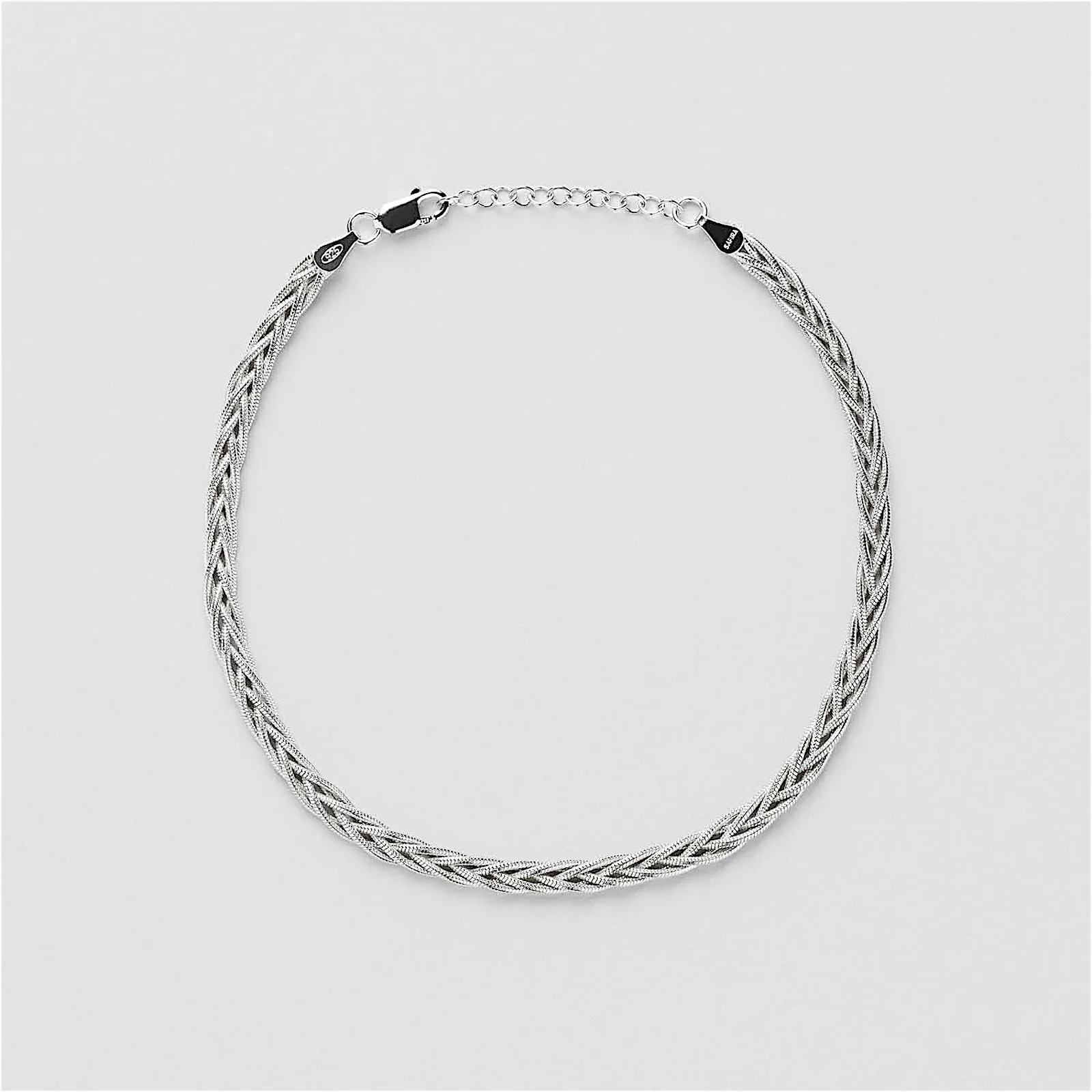 Braided Snake Chain Ankelkjede