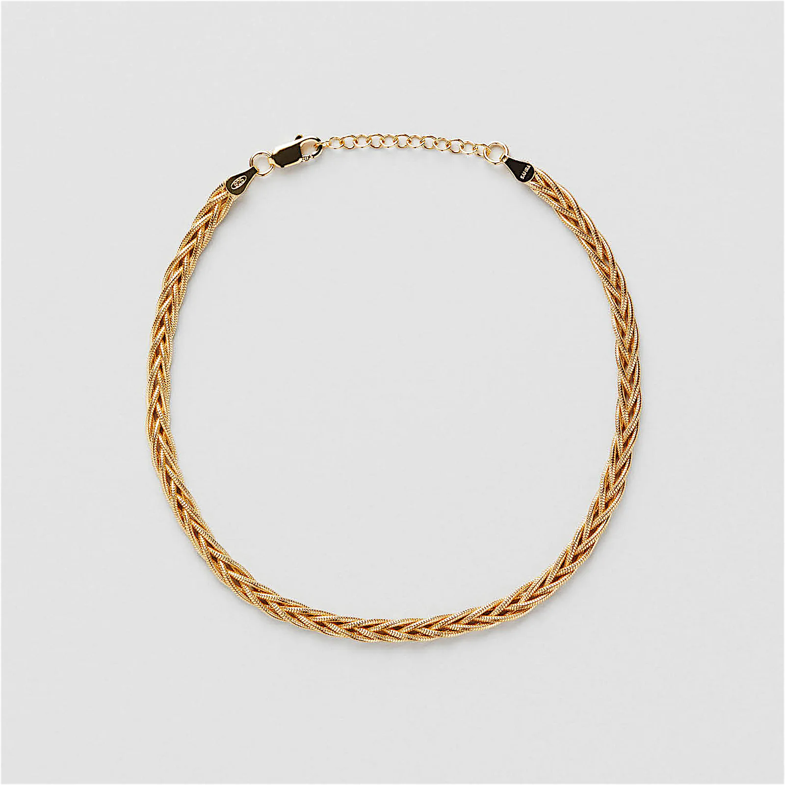 Braided Snake Chain Ankelkjede