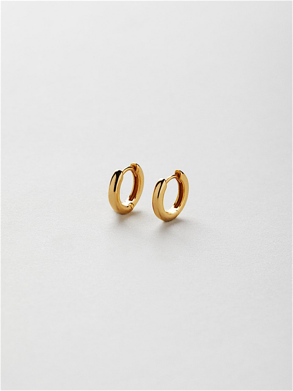 Huggie Hoops | Huggie Earrings in Genuine Silver & Gold