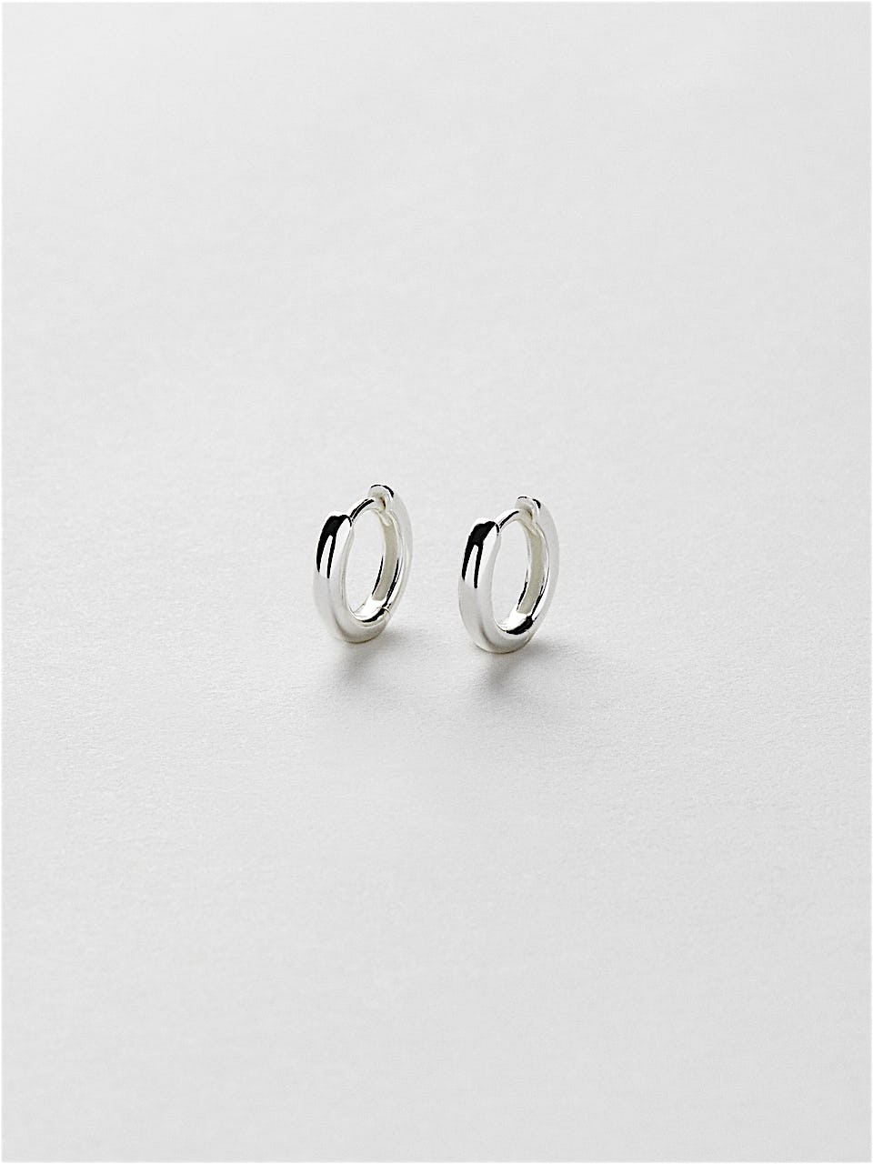 TANGPOET Hoop Earrings 925 Sterling Silver Sleeper Earring Hypoallergenic Huggie Earrings Birthday Jewelry Gifts for Men Women, 15mm