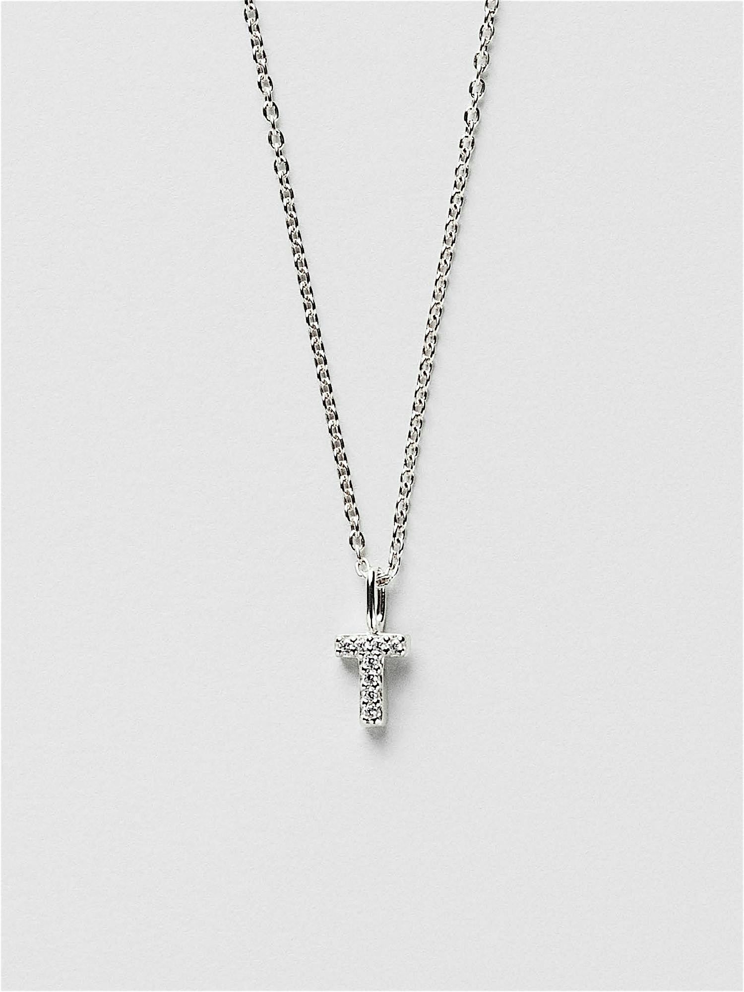 【TATIANA】(Silver925) Glim Pebble Long Necklace aquamarine-faceted-necklace-