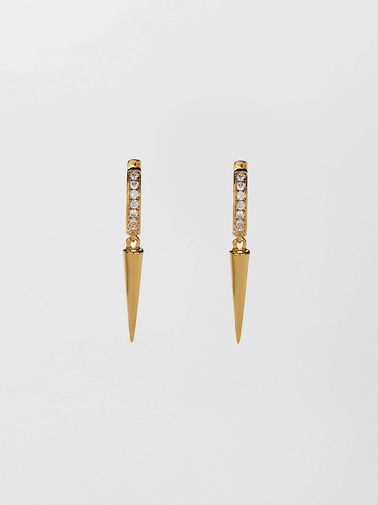 Bling Spike Hoops