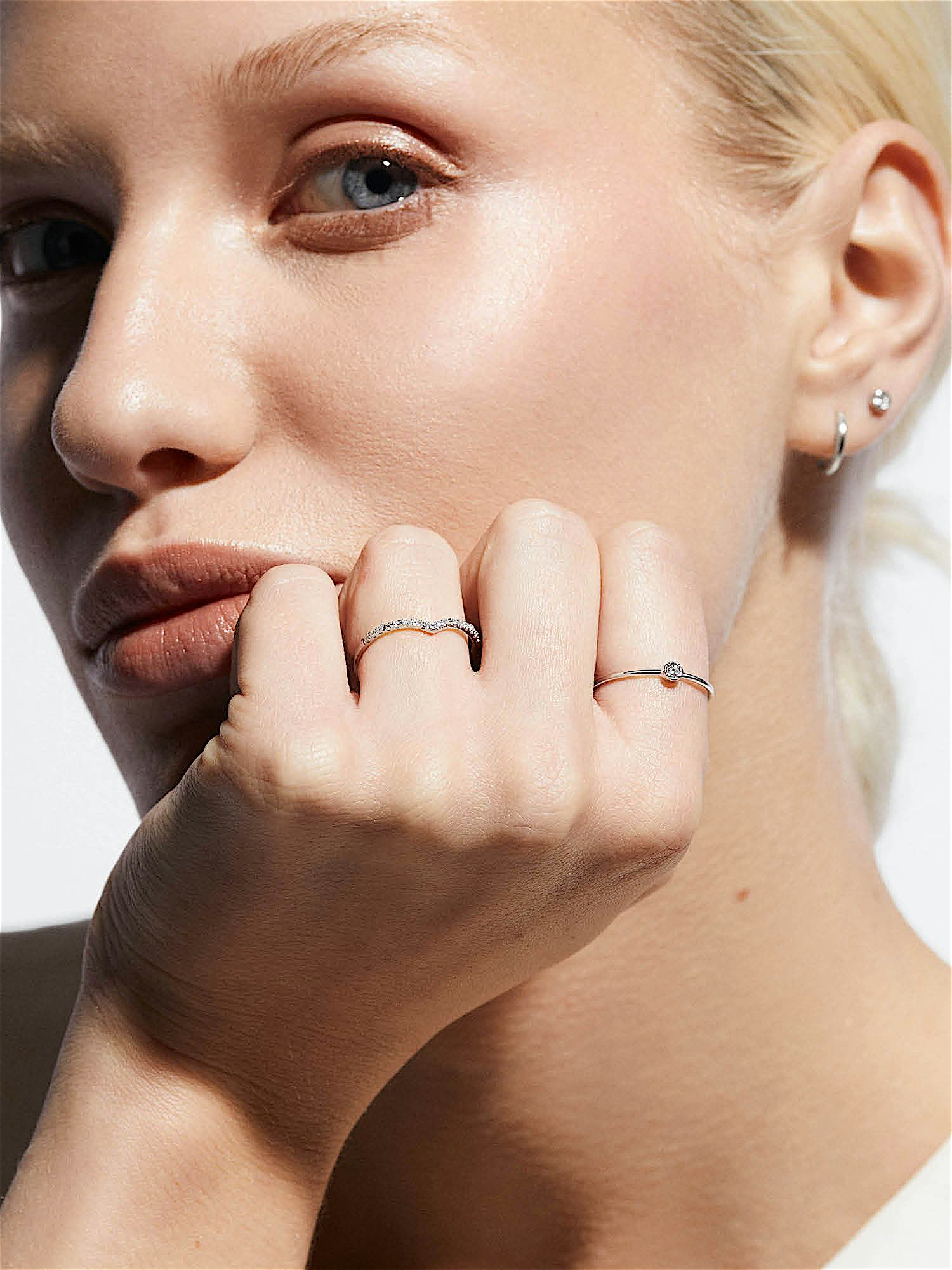 【MEJURI】日本未入荷☆14K スリム Wishbone Ring Wishbone 14k Gold Ring Stacker Set | Mejuri