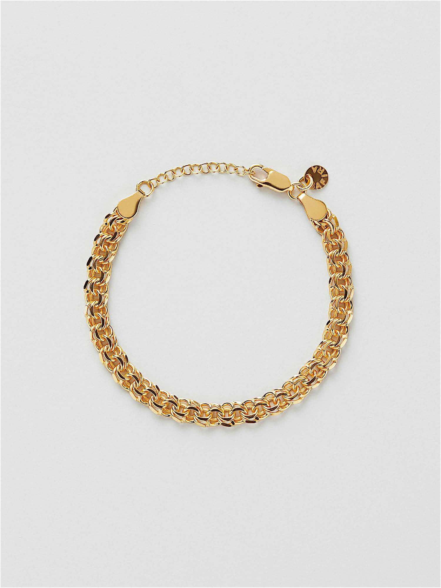 アクセサリー Gold Bracelet SP-Medium BTG SNAKE ZIRCON 7MM Gold Bracelet Stainless Steel Gold