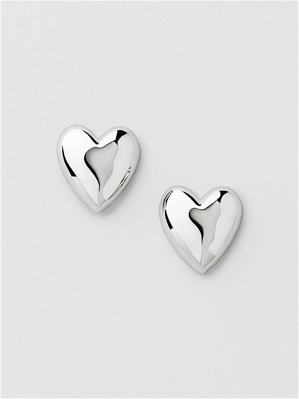 【STONEHENgE】Silhouette〜Silver Heart Earrings H0155#2023春 StoneHenge Silver Heart Earrings H0155 Silver 925 Cubic