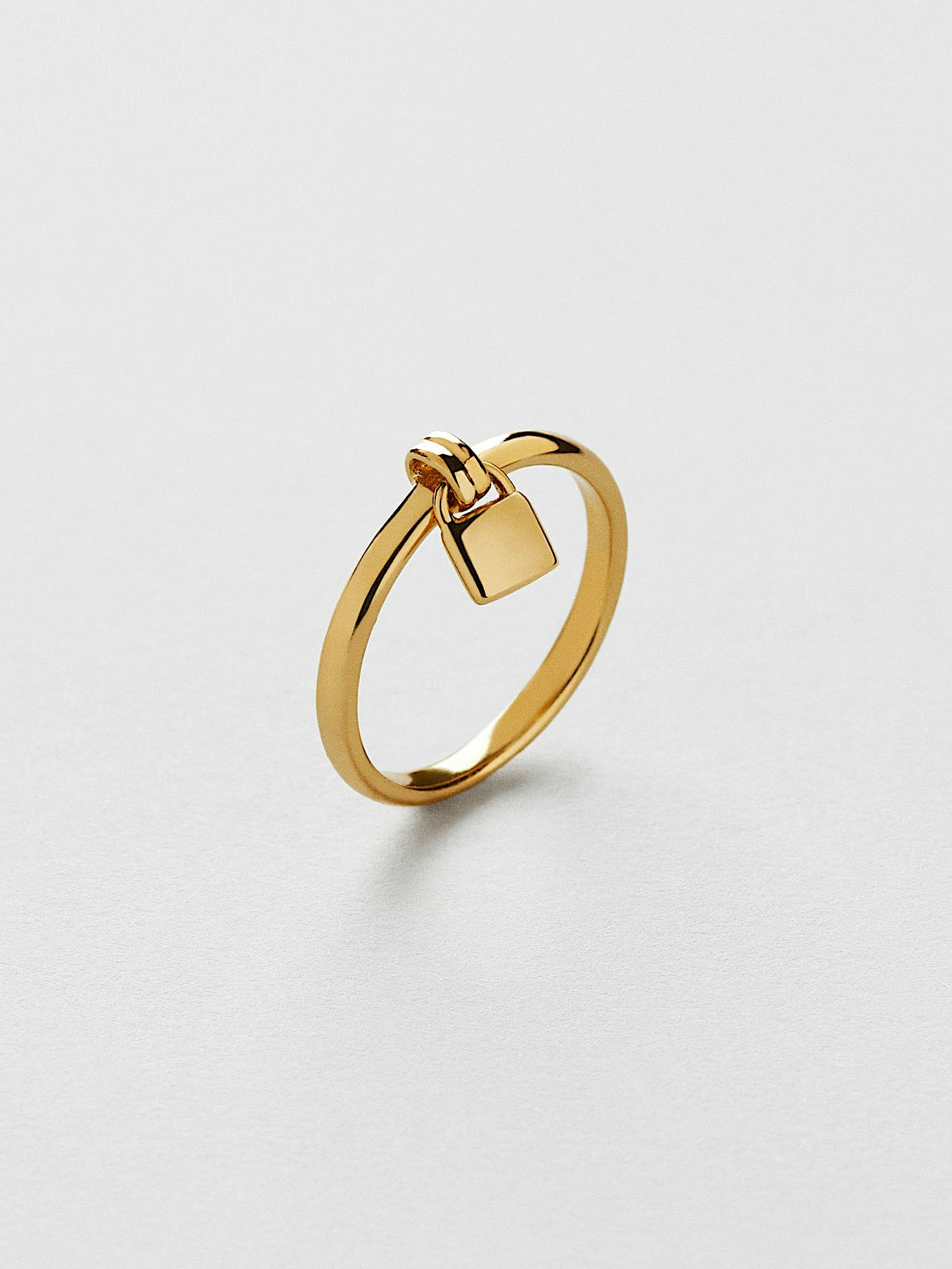 Lock Pendant Ring