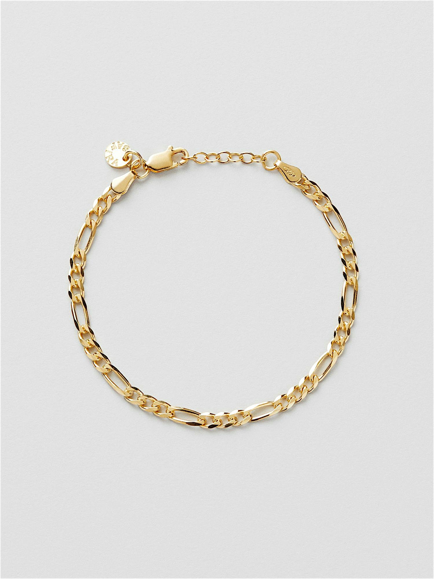 Safira Figaro Chain Armband (L)