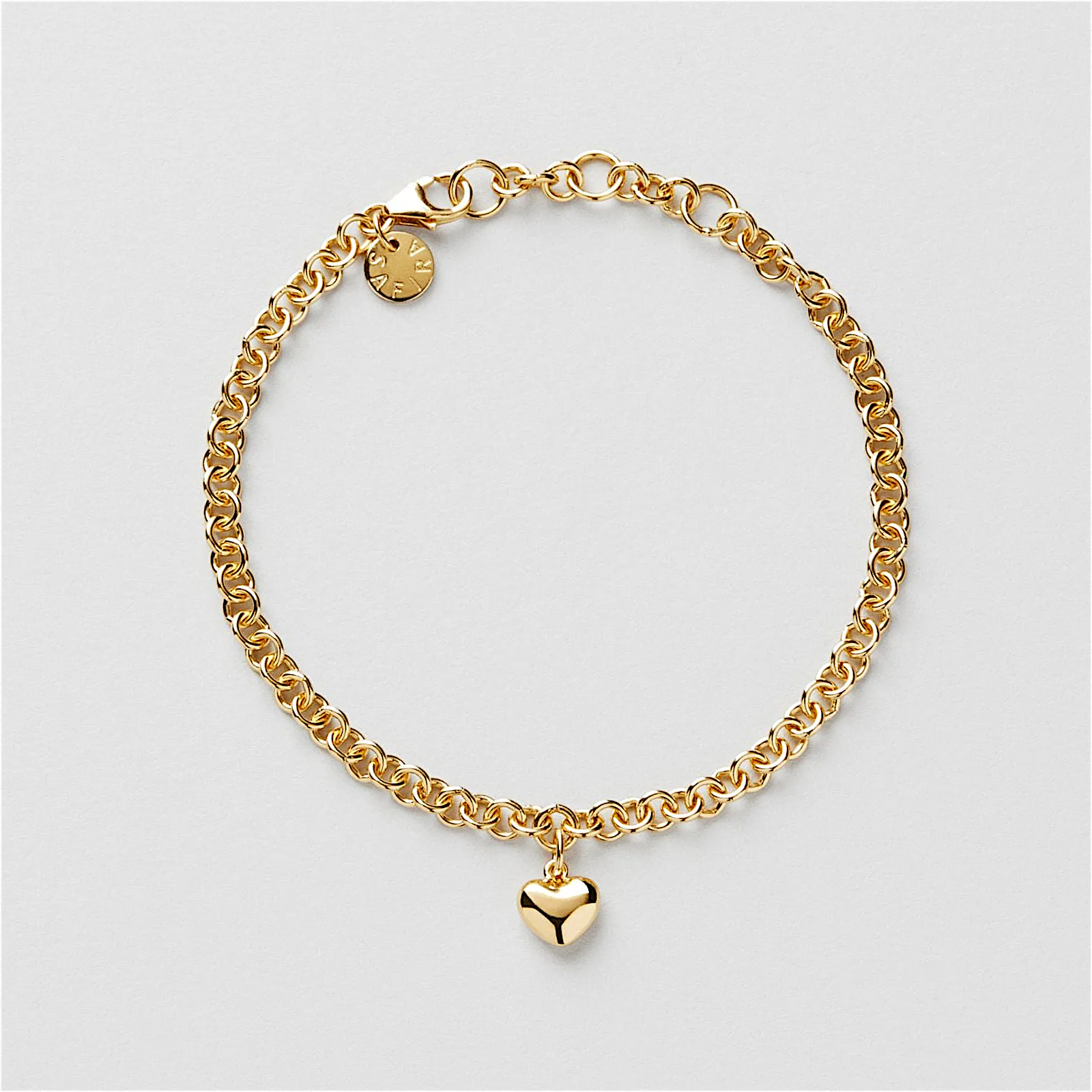 Hedda Puffy Heart Armbånd