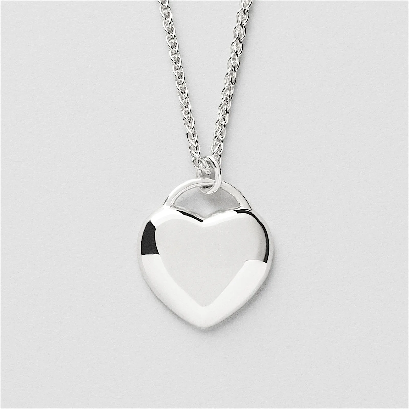 Love Heart Halskjede Gravering