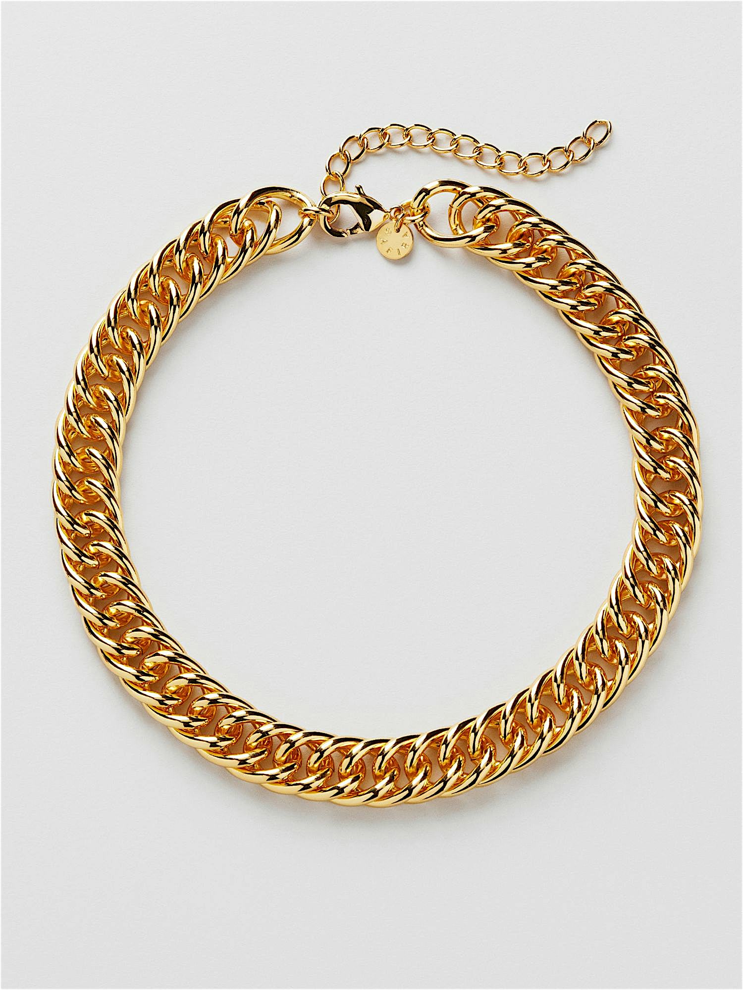 Double Curb Chain Necklace