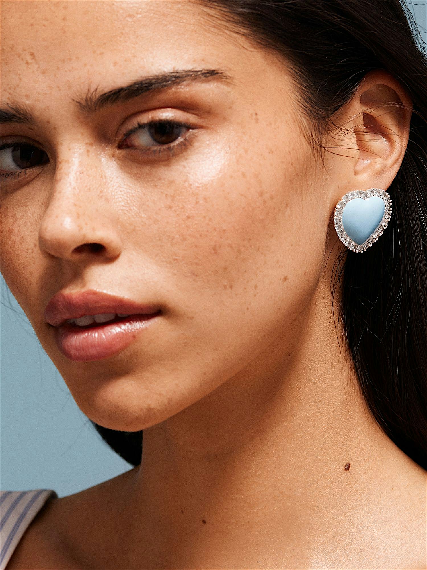 Ice Heart Studs