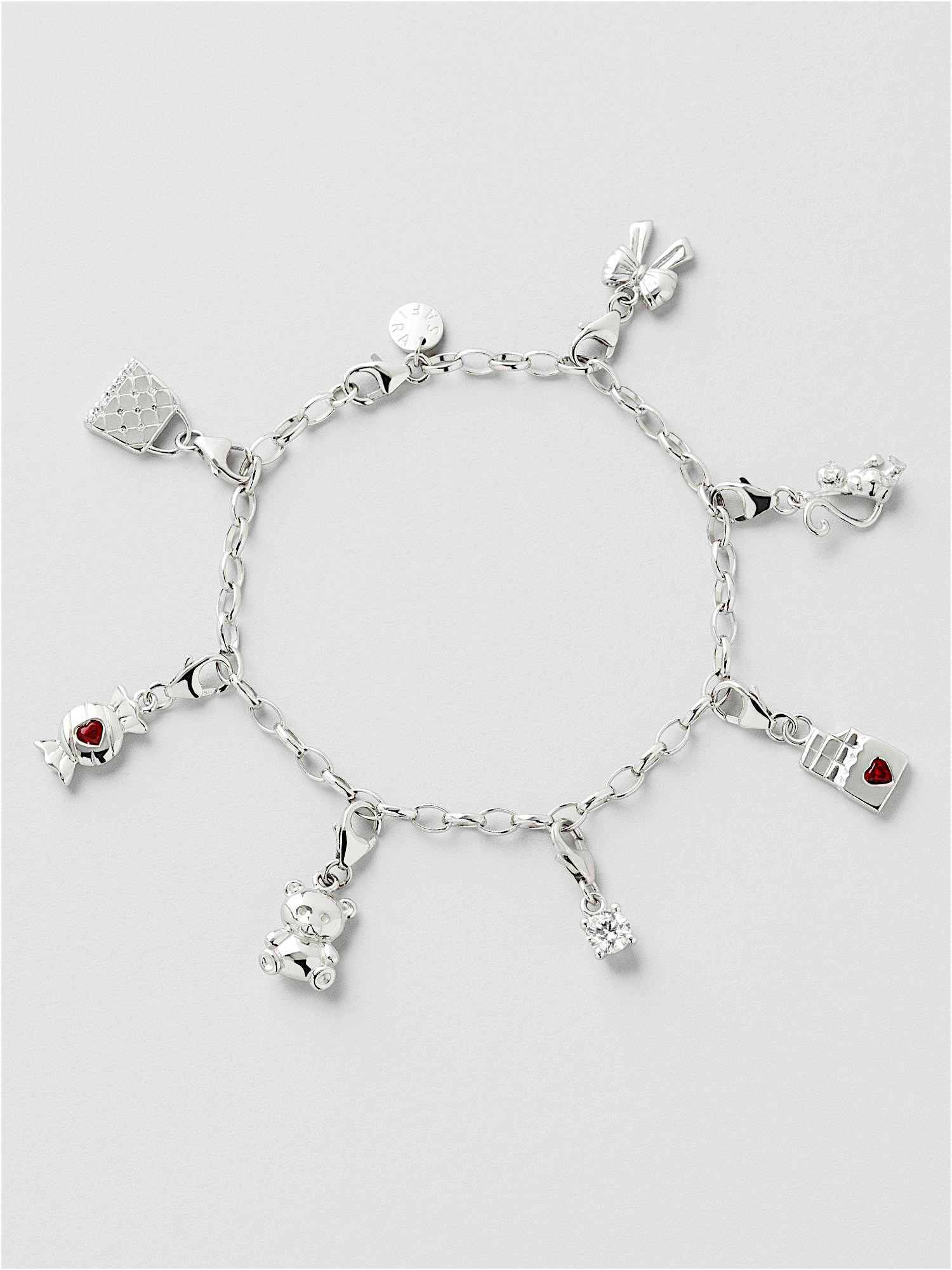 アクセサリー Half Round Rolo charm Bracelet アクセサリー Half Round Rolo charm Bracelet Half Round Rolo charm