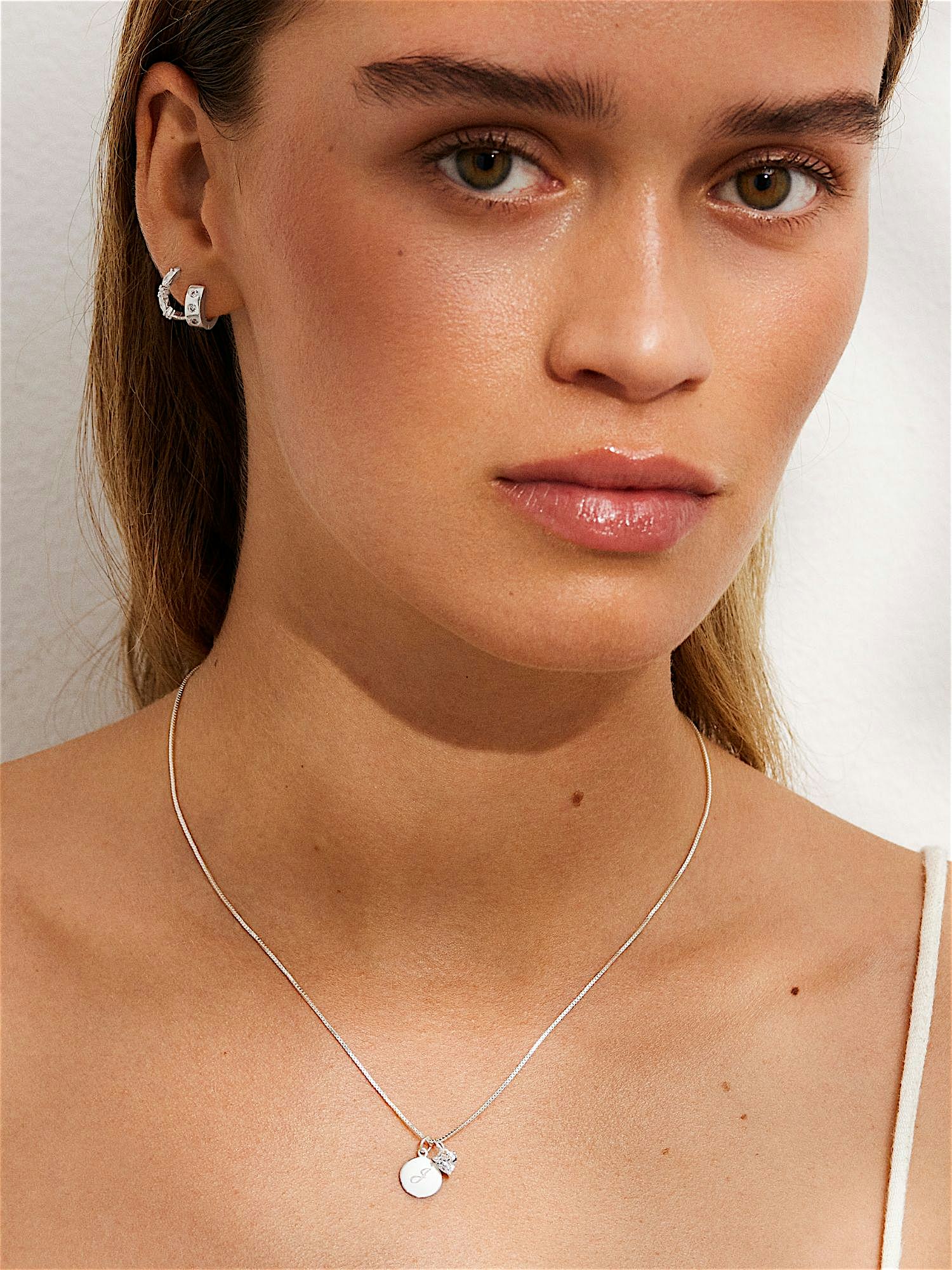 [TATIANA] Silver925☆Colorful One-Touch Hoop Earrings 全4色 Changeable Hoop Earrings with 10 Pairs of Charms – Tracy