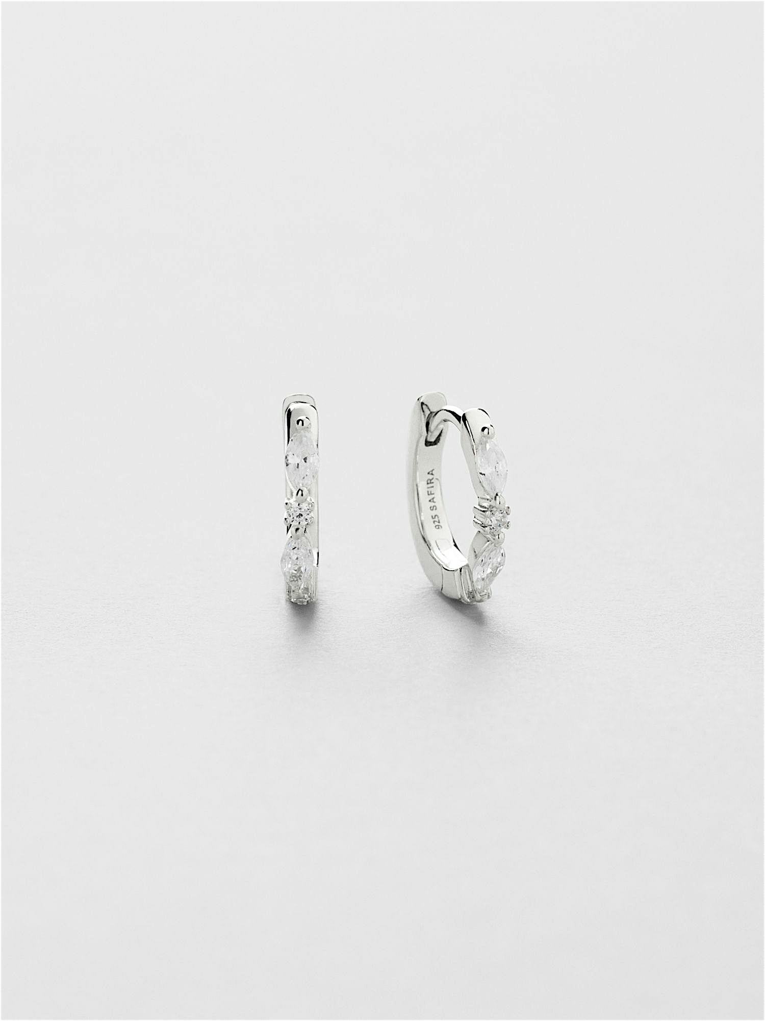 【日本未入荷】Small Logo Hoop Earring Silver  テルファー TELFAR-JEWLERY-LOGO-STUD-