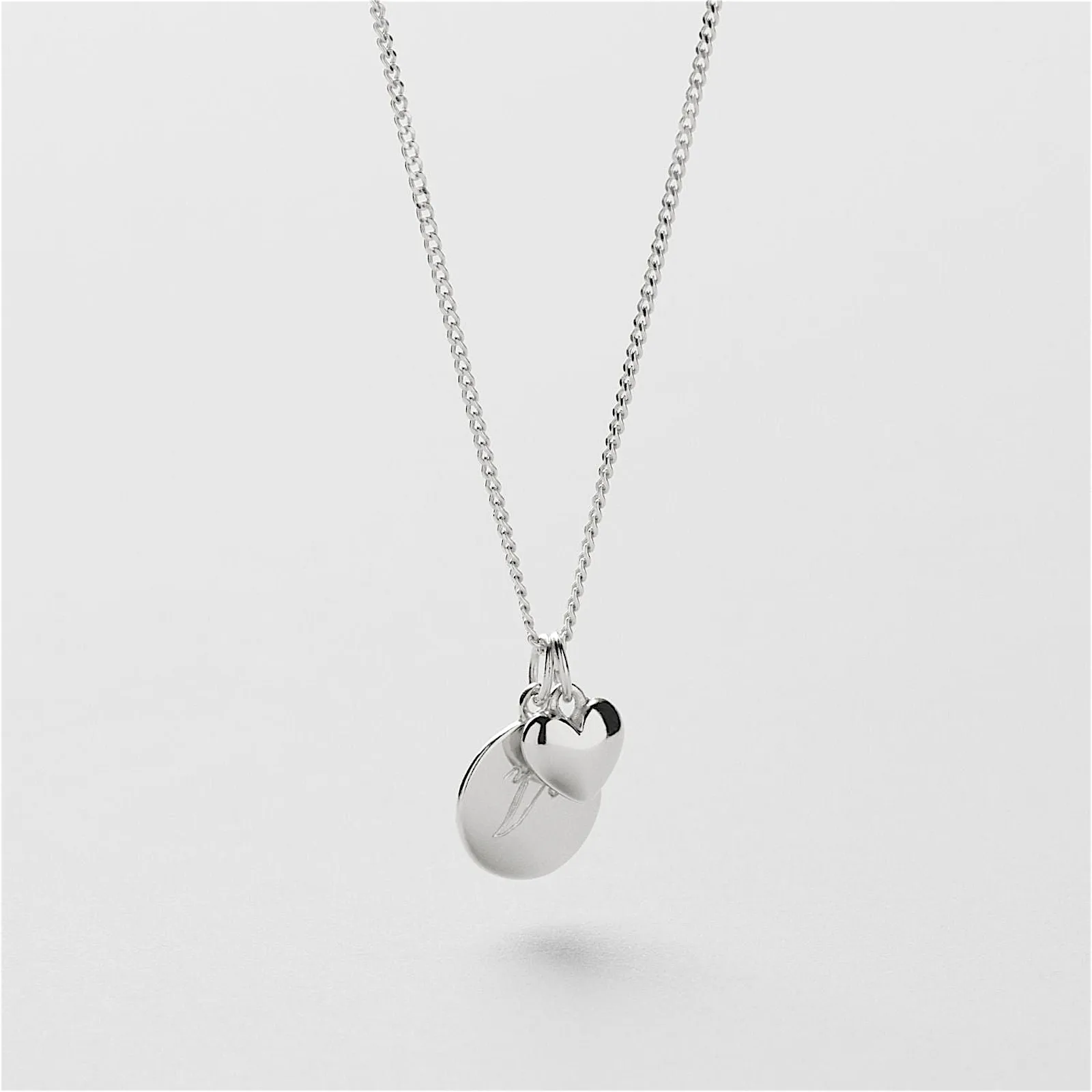 Love Charm Halskjede Gravering