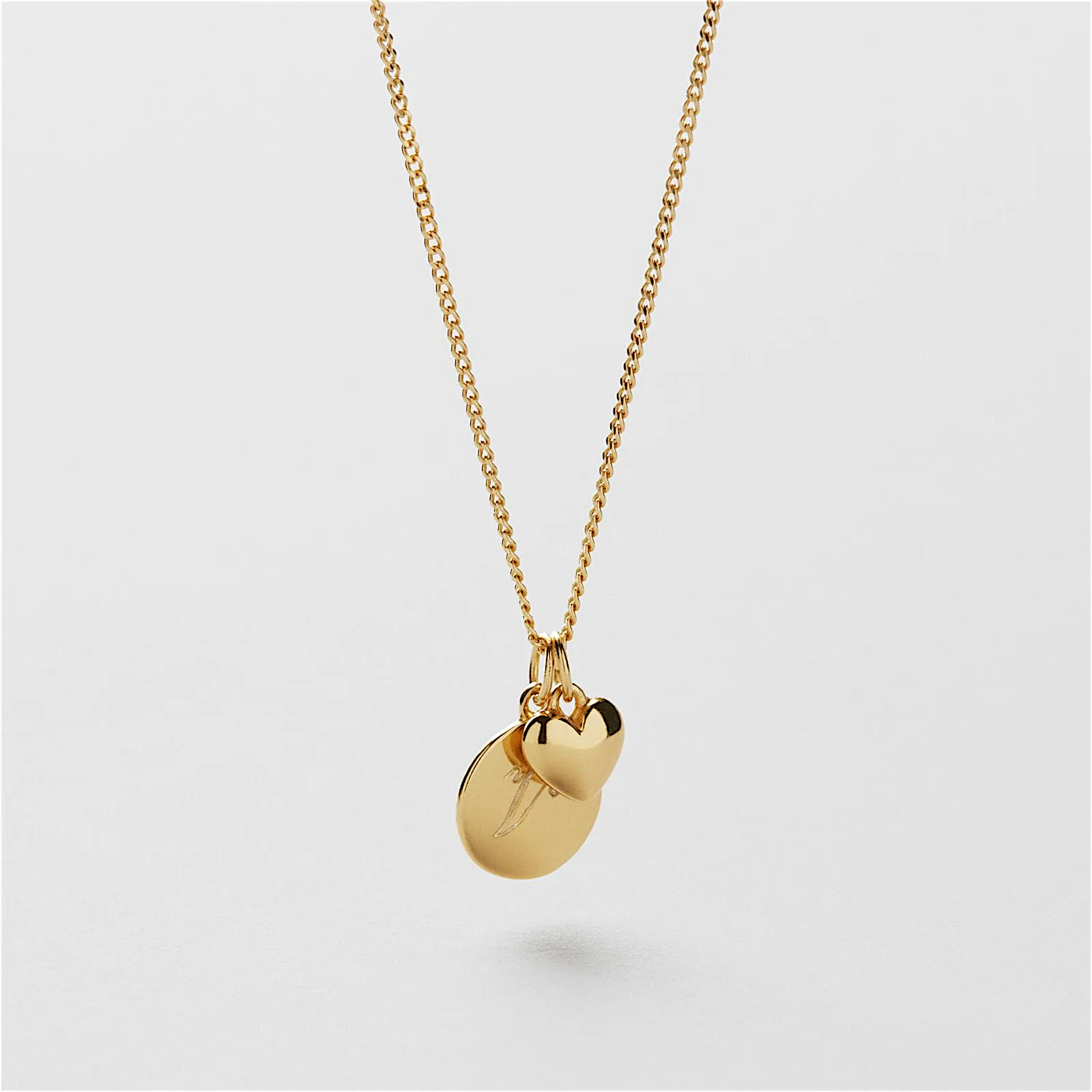 Love Charm Halskjede Gravering