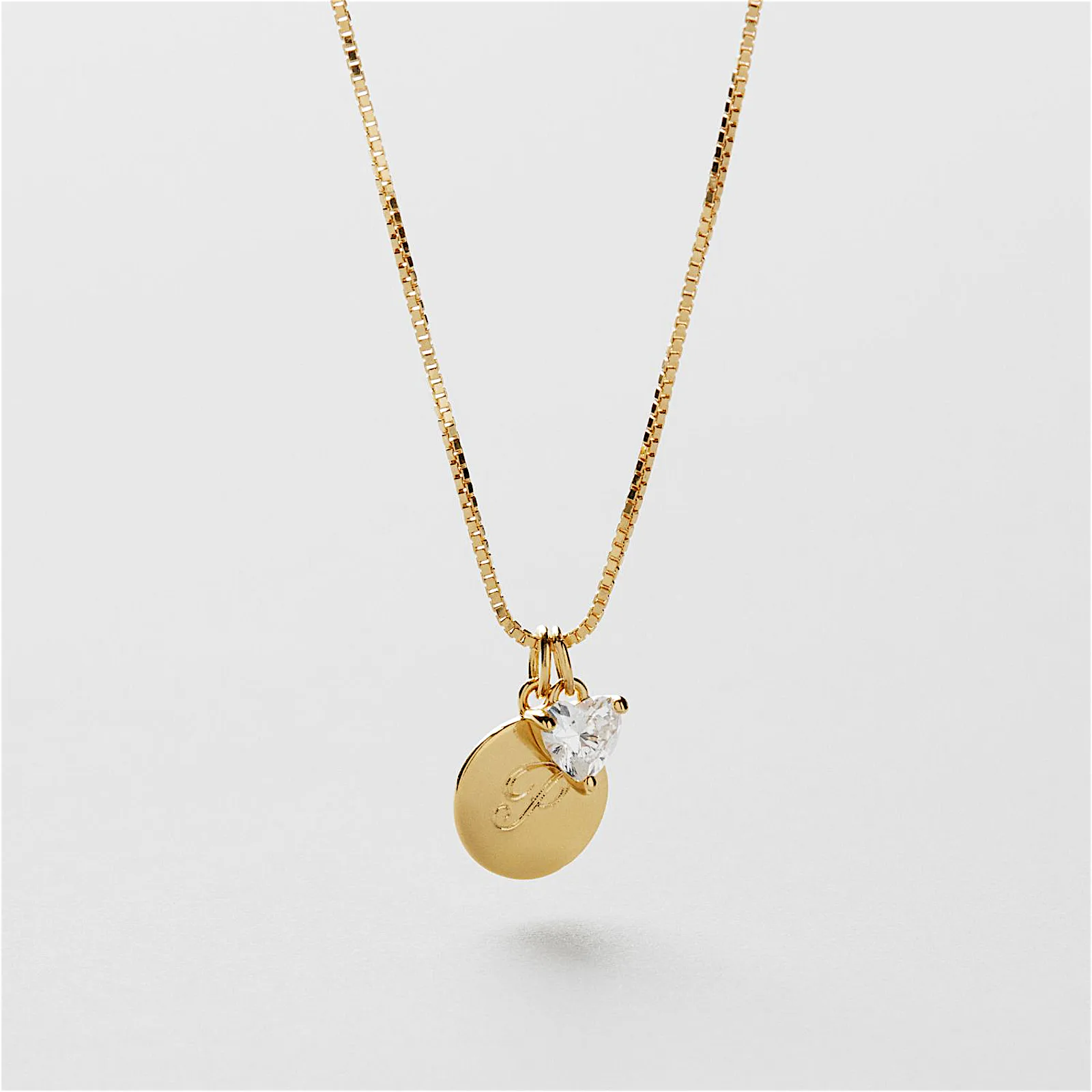 Adore Charm Halskjede Gravering