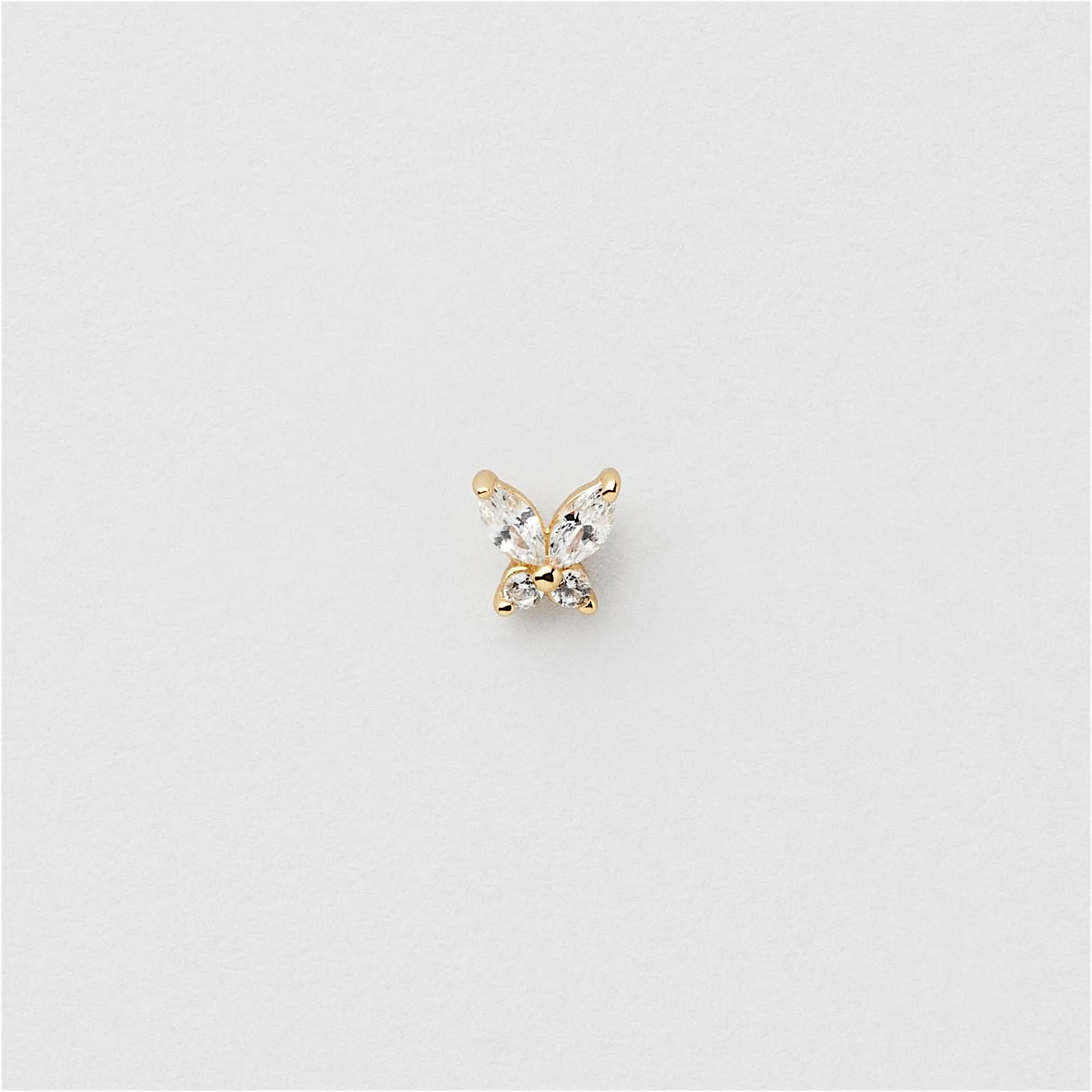 Clear Butterfly Piercing