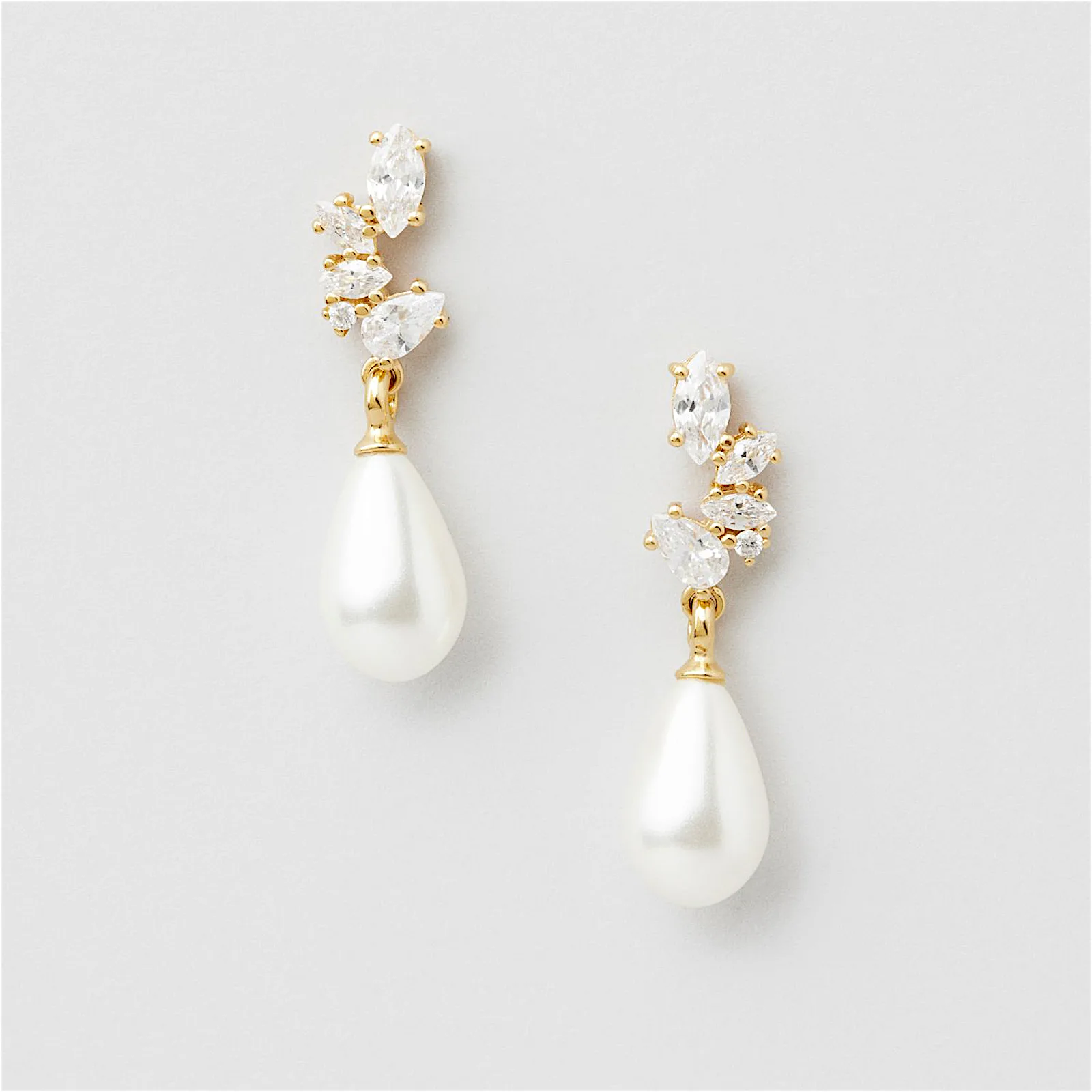 Ariel Bling Pearl Studs
