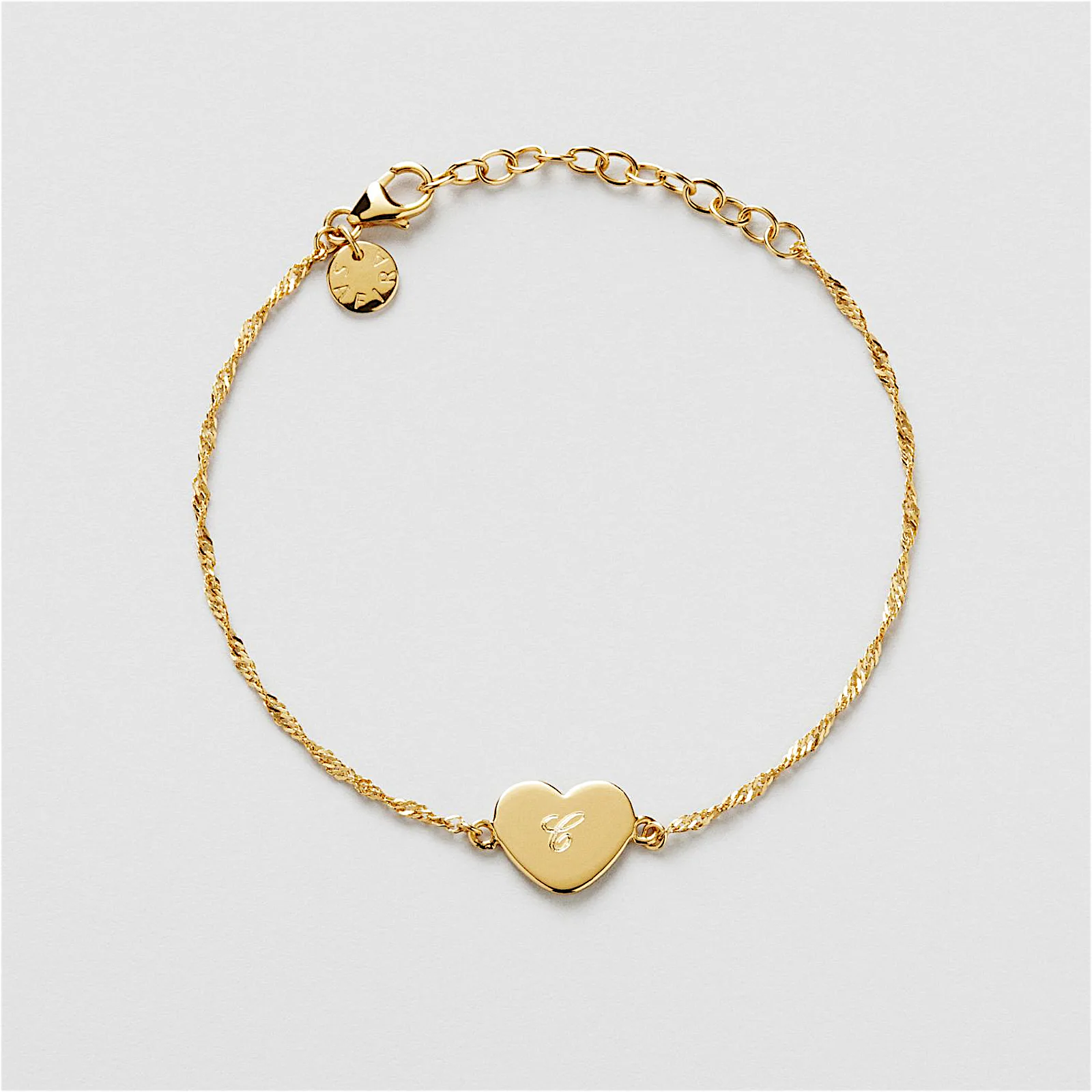 Tuva Heart Armbånd Gravering