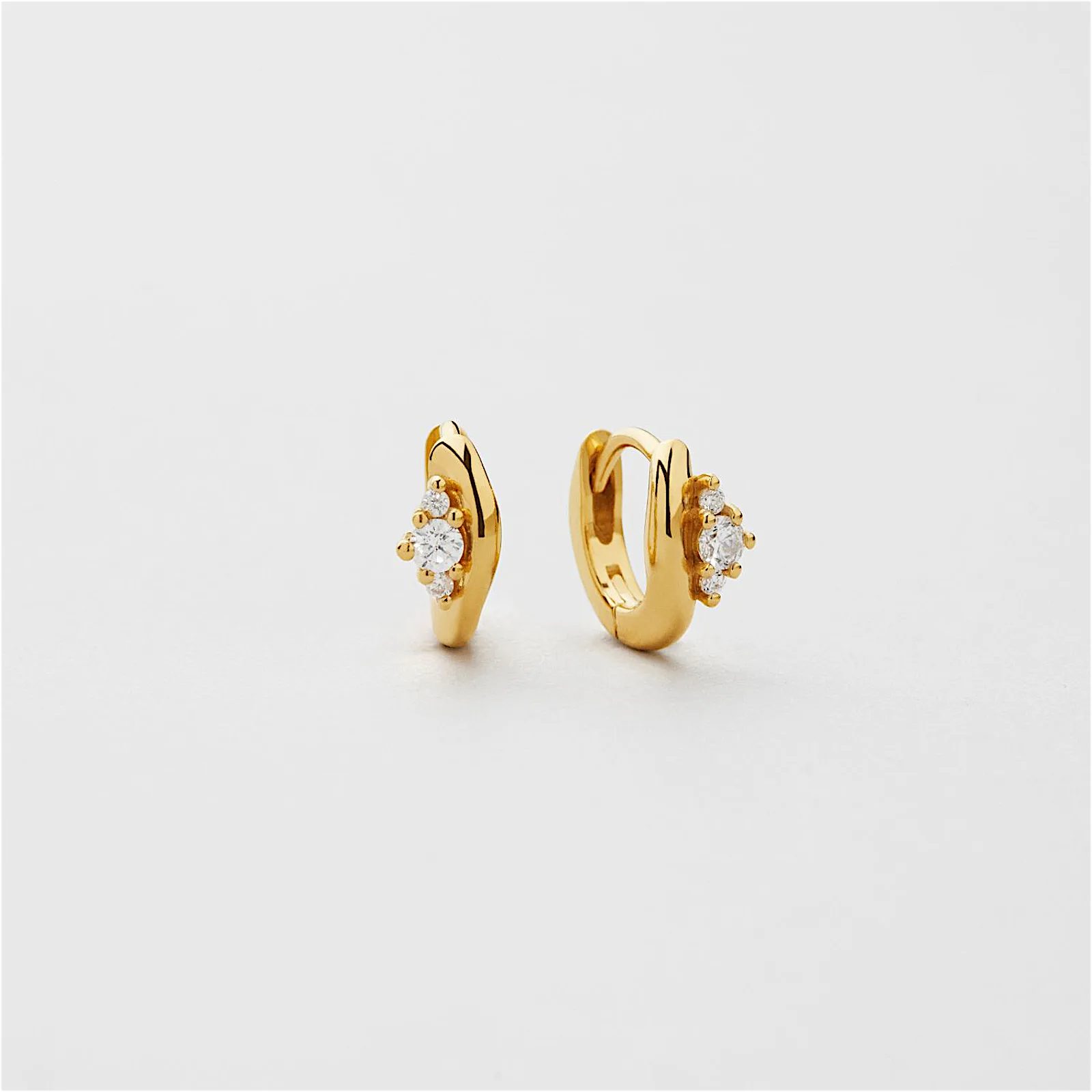 Curve Bling Hoops