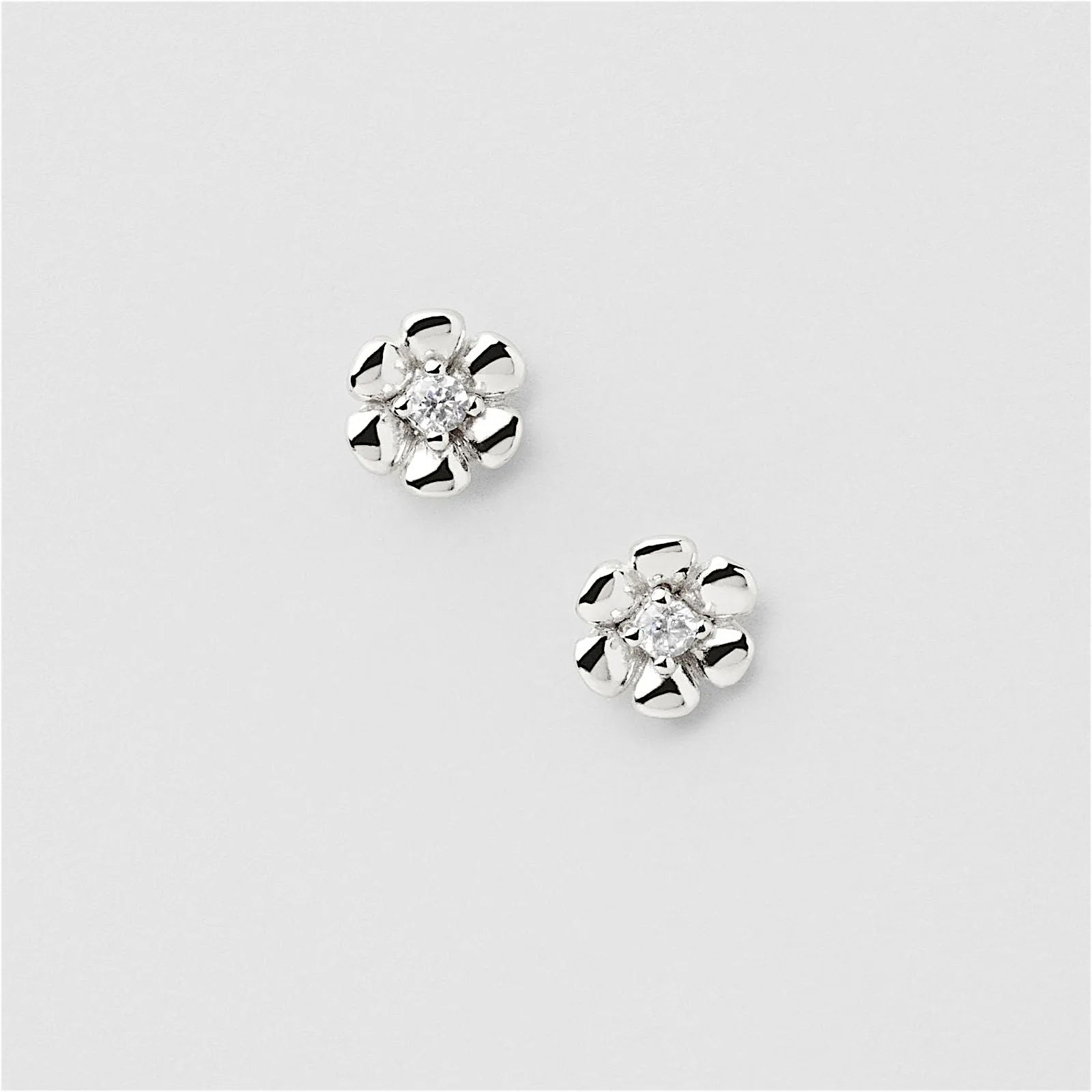 Bling Daisy Flower Studs