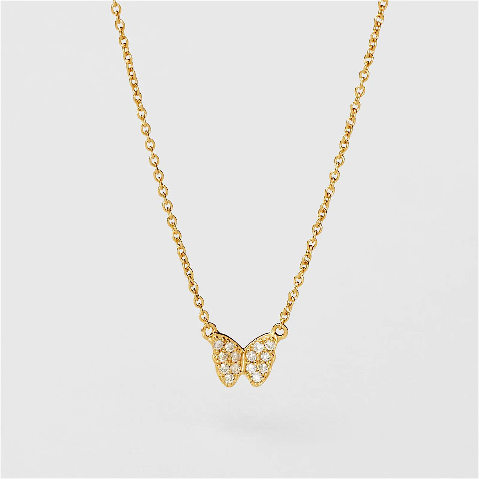Bling Butterfly Halskjede