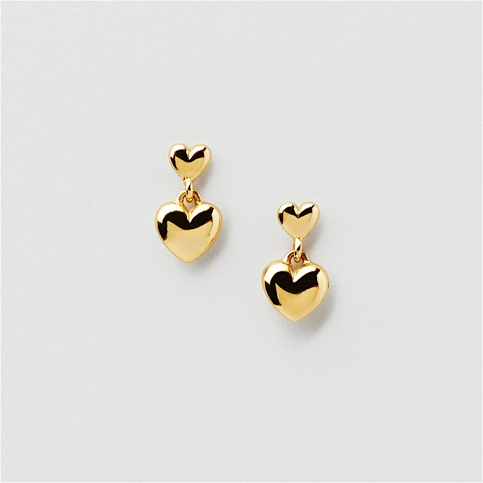 Puffy Hearts Studs