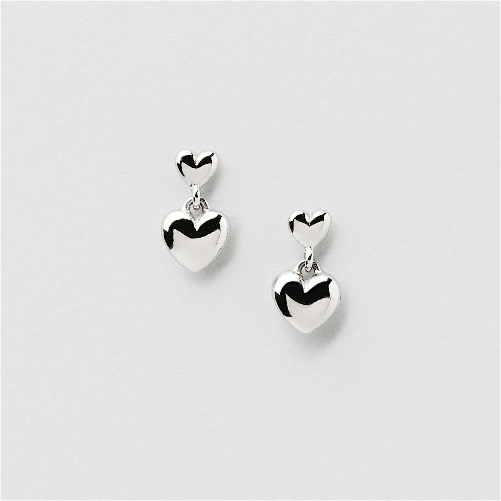 Puffy Hearts Studs