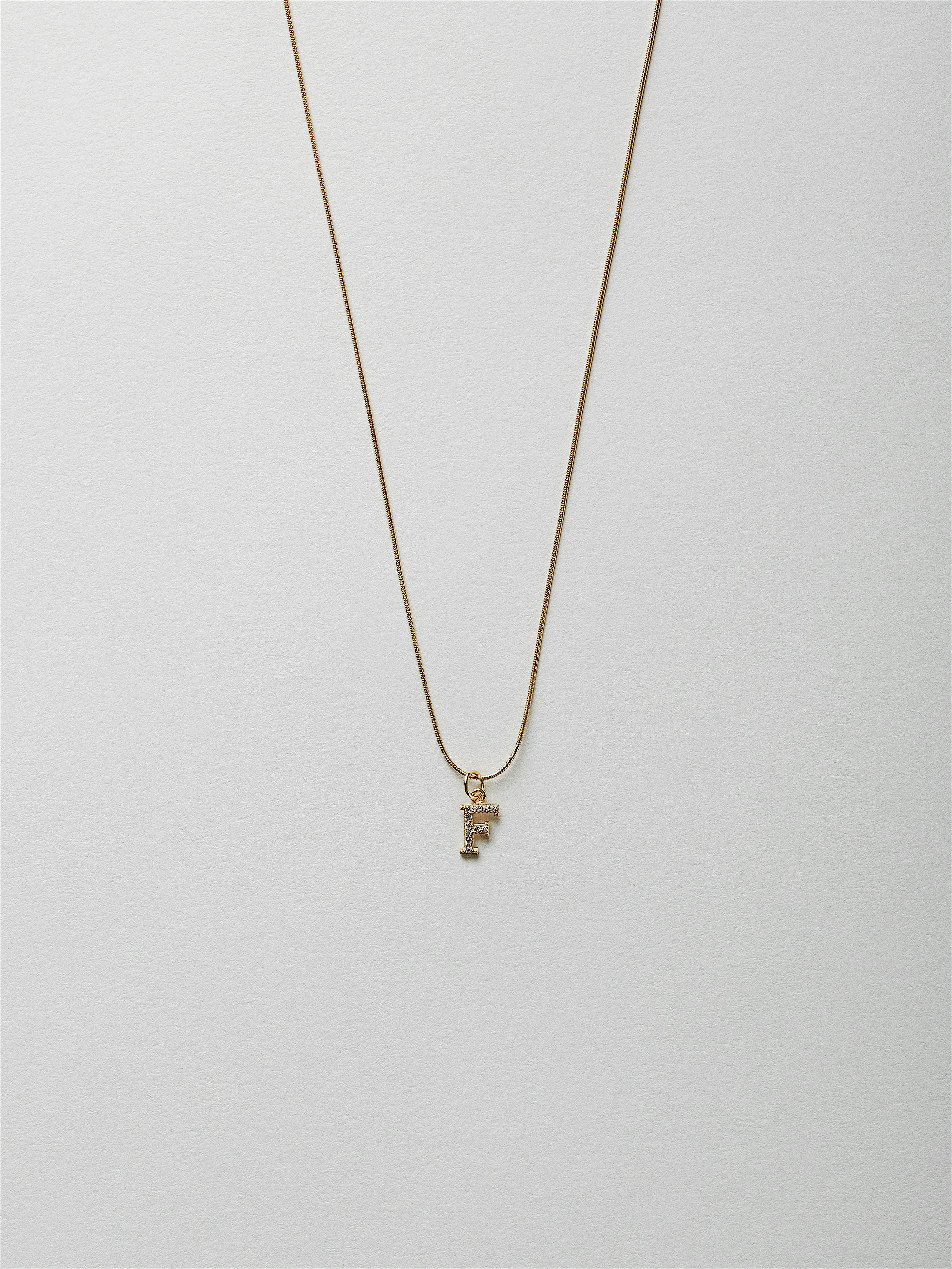 safira letter necklace