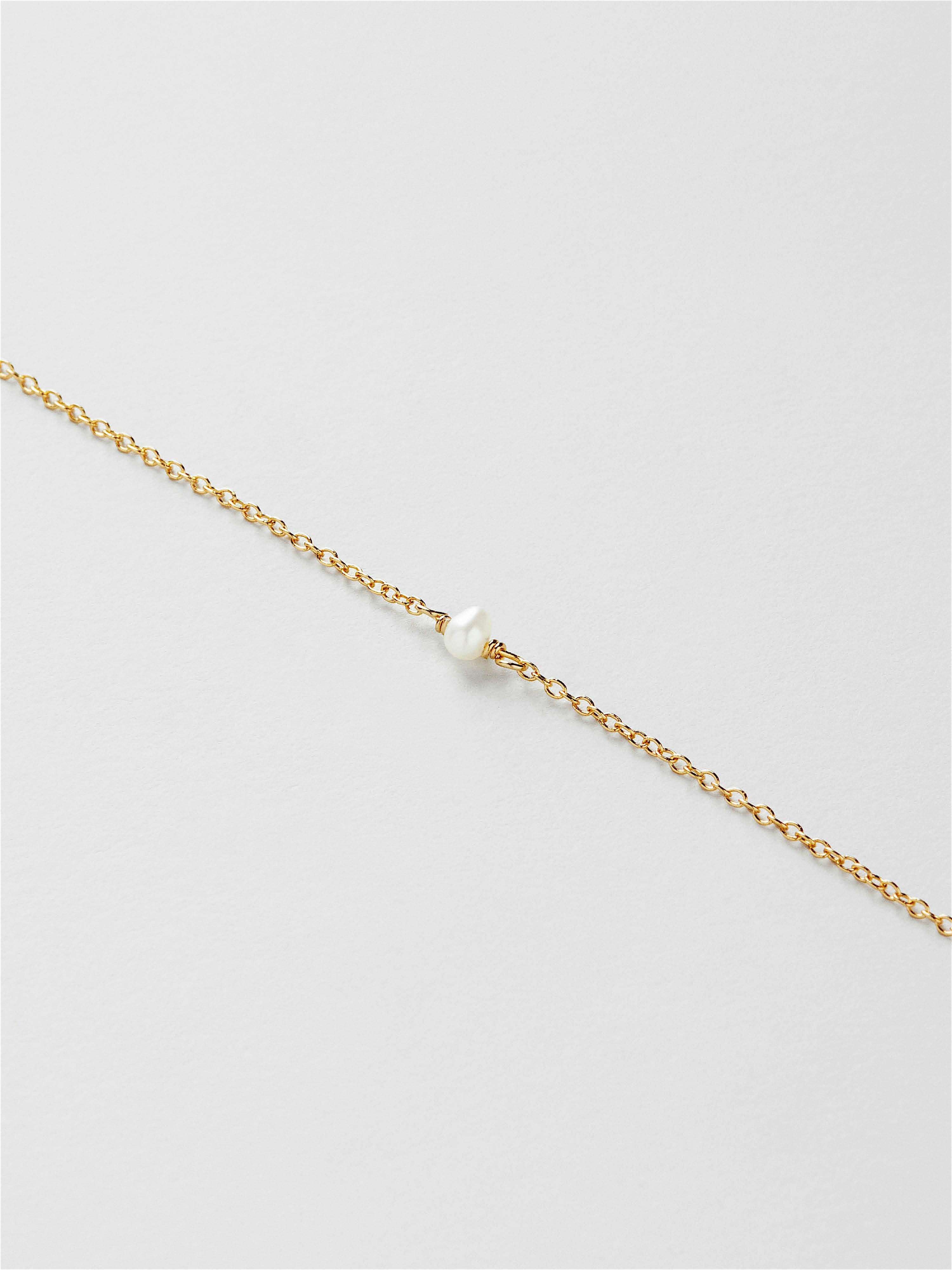 ★HAS★ HTY014 Glossy mini pearl necklace Mini Pearl Necklace – Token Jewelry