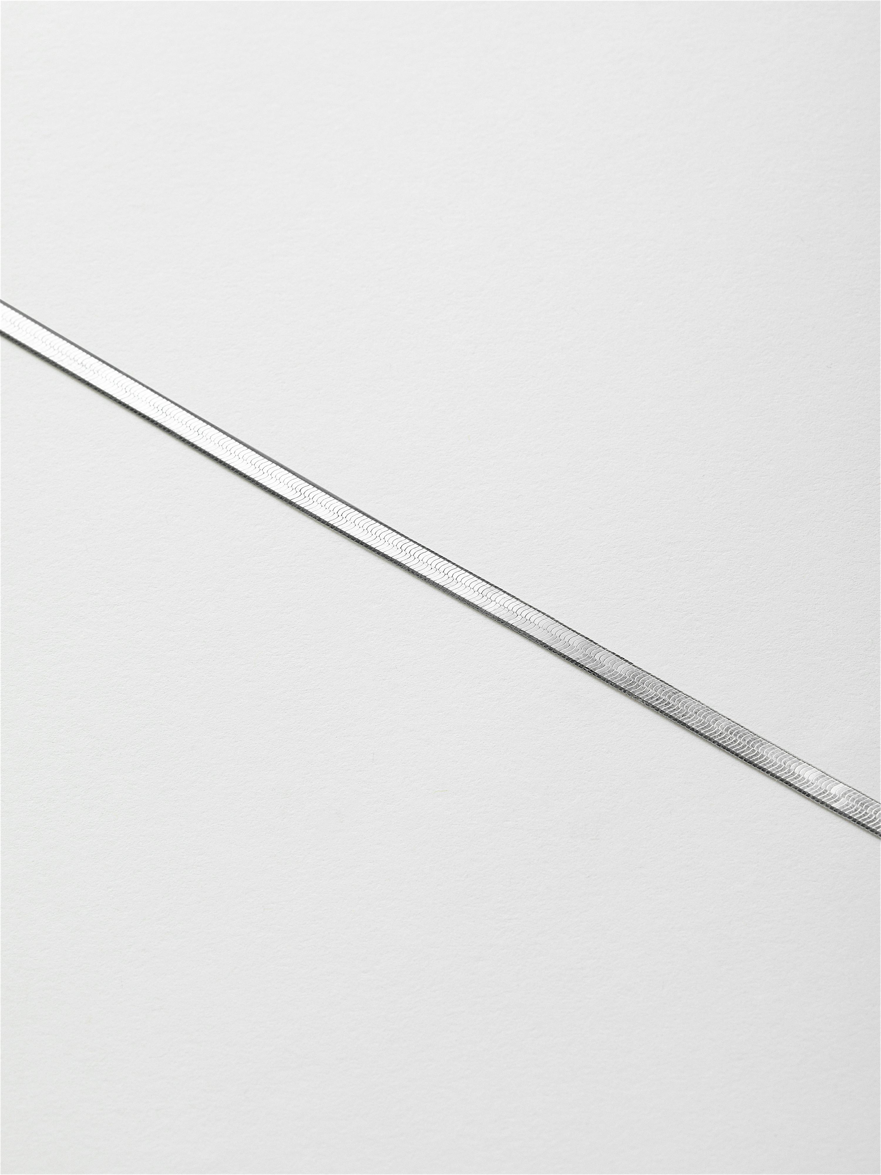 ZOCALO HERRINGBONE NECKLACE（M）　45cm Herringbone Necklace (S)｜ヘリンボーンネックレス（S